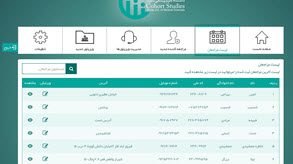 نرم افزار کوهورت دانشگاه علوم پزشکی شیراز